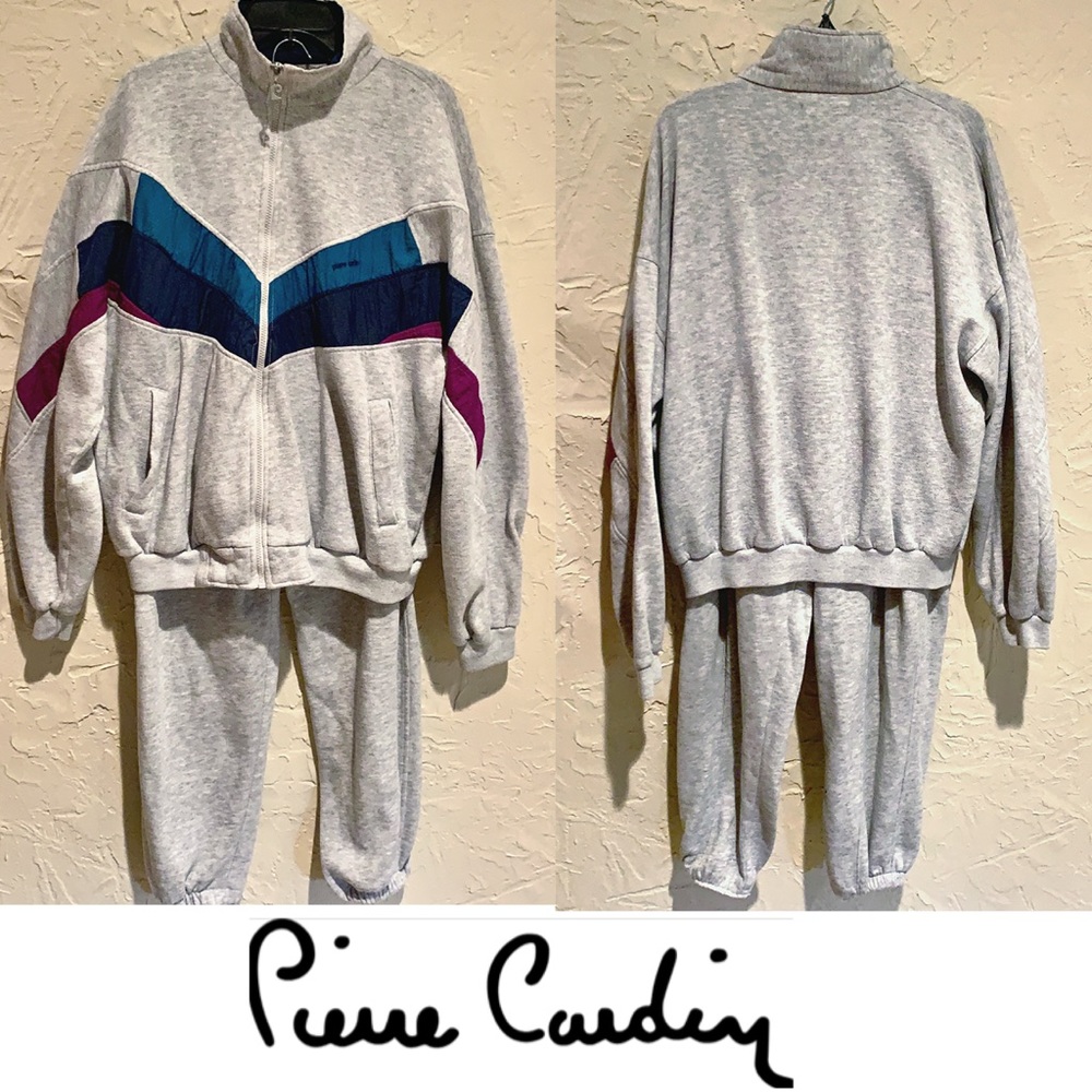 Mens Vintage Pierre Cardin Designer Sweatsuit LRG